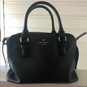 Kate Spade black leather crossbody